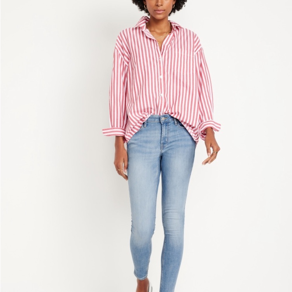 NWT Rockstar Mid-Rise Old Navy Super Skinny Jeans - Size 10